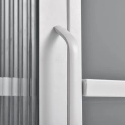 Richter White Storage Cabinet With 2-Door by Homy Casa -Homy Casa Shop white homy casa accent cabinets richter white 1f 1000