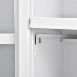 Richter White Storage Cabinet With 2-Door by Homy Casa -Homy Casa Shop white homy casa accent cabinets richter white 44 1000