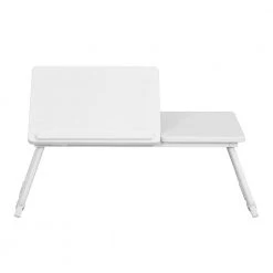 White Folding Laptop Stand by Homy Casa -Homy Casa Shop white homy casa computer desks mamie white hg dd c3 1000