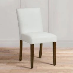 Lowe White Upholstered Dining Chairs(Set of 2) by Homy Casa 19 Lowe White Upholstered Dining Chairs(Set of 2) by Homy Casa -Homy Casa Shop white homy casa dining chairs lowe wh c3 1000