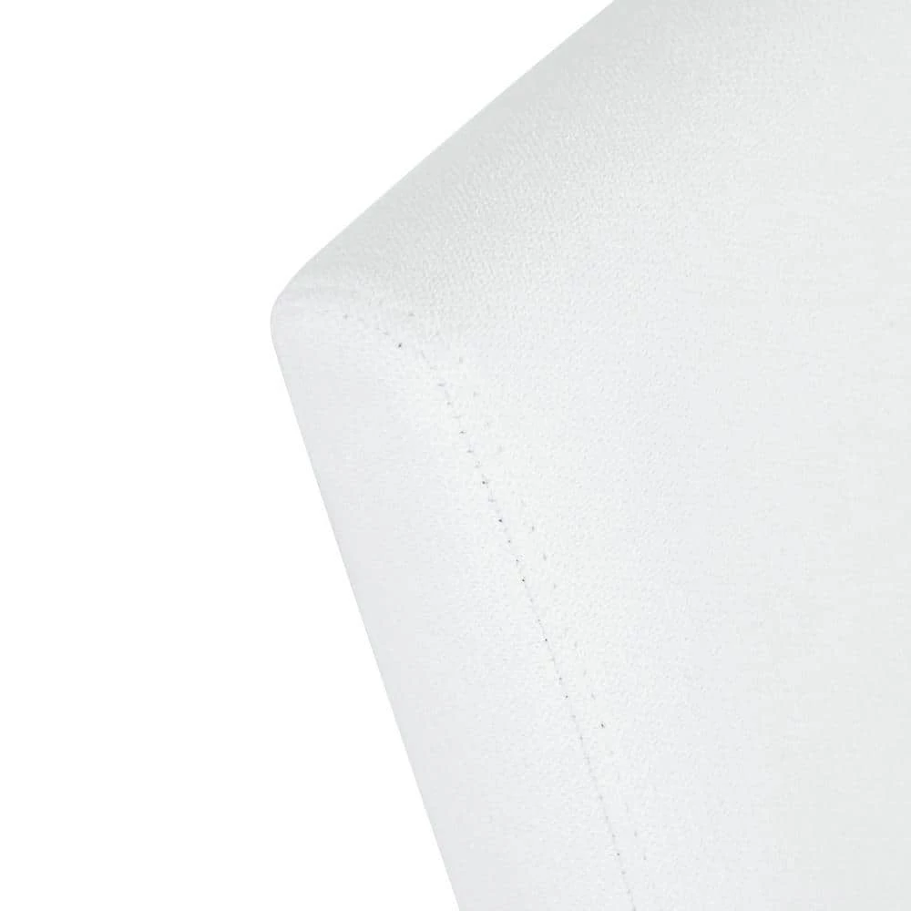 Lowe White Upholstered Dining Chairs(Set of 2) by Homy Casa 12 Lowe White Upholstered Dining Chairs(Set of 2) by Homy Casa - Image 10