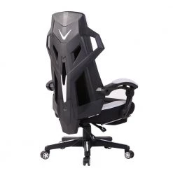 Landuci White Faux Leather Gaming Chair by Homy Casa -Homy Casa Shop white homy casa gaming chairs landuci bracket white 1f 1000