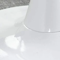 CLIFT White Dining Room Round Dining Table by Homy Casa -Homy Casa Shop white homy casa kitchen dining tables clift white a 44 1000