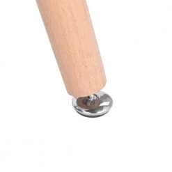 Rookie 43.3 in. White Rectangular Manufactured Wood Table Top Solid Beech Wood Legs Dining Table by Homy Casa -Homy Casa Shop white homy casa kitchen dining tables rookie round leg 110 i 1d 1000