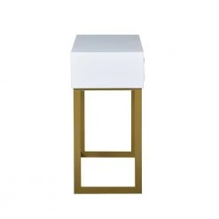 MAGNUS 39.4 in. Retangular Wood Writing Desk by Homy Casa -Homy Casa Shop white homy casa makeup vanities hd magnus 4f 1000