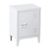 Graves White Metal Nightstand by Homy Casa 1 Graves White Metal Nightstand by Homy Casa -Homy Casa Shop white homy casa nightstands graves solo white lt 64 1000