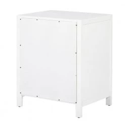 Loralie 1 -Drawer White Nightstand (27.2 in. H x 22.3 in. W x 16.9 in. D) by Homy Casa 16 Loralie 1 -Drawer White Nightstand (27.2 in. H x 22.3 in. W x 16.9 in. D) by Homy Casa -Homy Casa Shop white homy casa nightstands hd loralie white 4f 1000