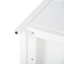 Loralie 1 -Drawer White Nightstand (27.2 in. H x 22.3 in. W x 16.9 in. D) by Homy Casa 20 Loralie 1 -Drawer White Nightstand (27.2 in. H x 22.3 in. W x 16.9 in. D) by Homy Casa -Homy Casa Shop white homy casa nightstands hd loralie white 76 1000