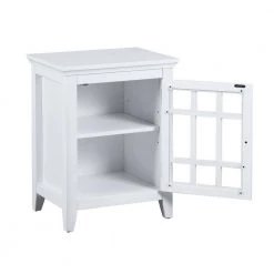 Taneka White Wood Nightstand by Homy Casa -Homy Casa Shop white homy casa nightstands hd taneka cabinet white 4f 1000