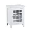 Taneka White Wood Nightstand by Homy Casa -Homy Casa Shop white homy casa nightstands hd taneka cabinet white 64 1000