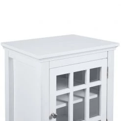 Taneka White Wood Nightstand by Homy Casa -Homy Casa Shop white homy casa nightstands hd taneka cabinet white 76 1000