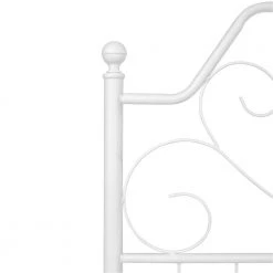 Mudiay Full White Metal Bed by Homy Casa 16 Mudiay Full White Metal Bed by Homy Casa -Homy Casa Shop white homy casa platform beds hd mudiay full white 44 1000