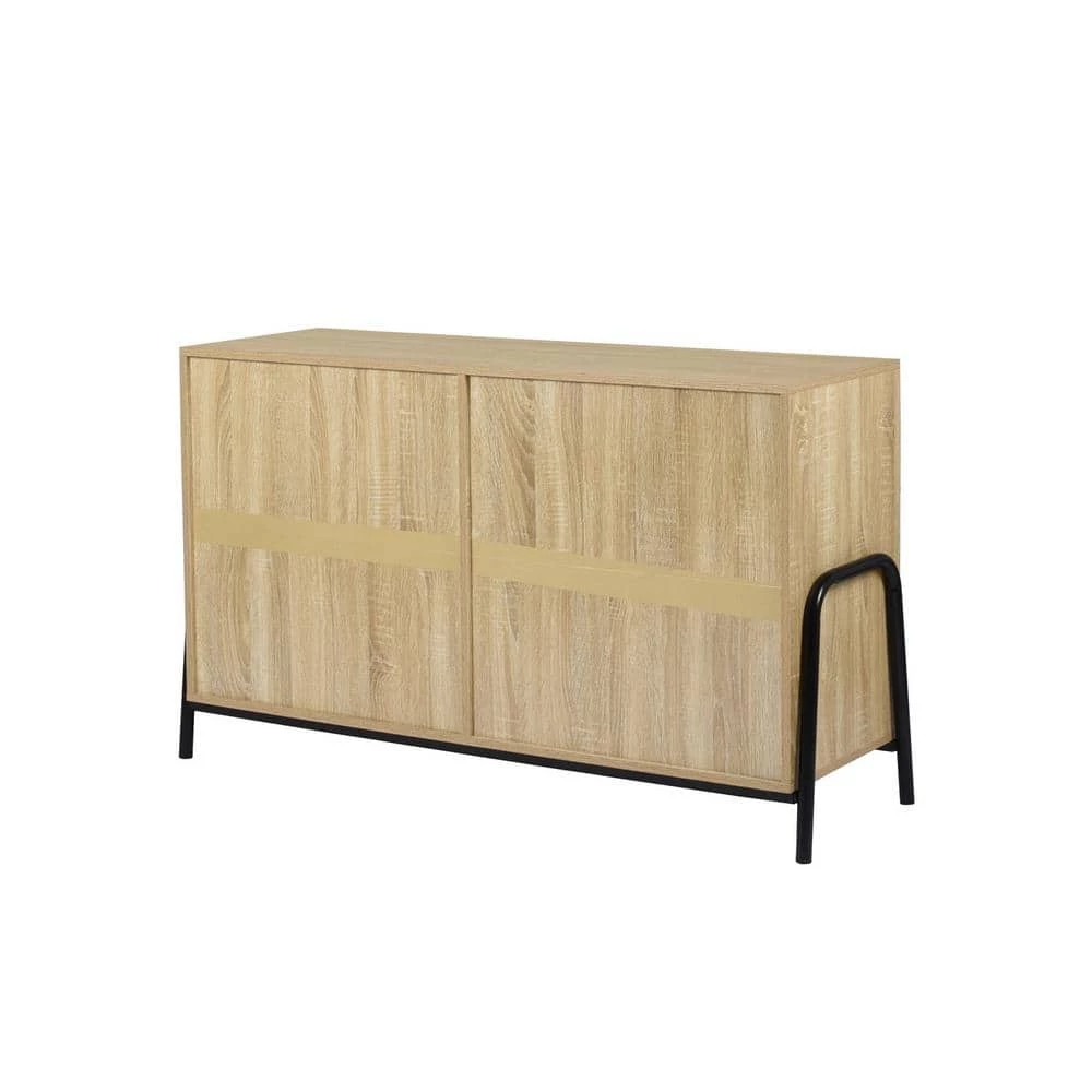 Wood White Sideboard Powder Coating Leg by Homy Casa 5 Wood White Sideboard Powder Coating Leg by Homy Casa - Image 3