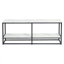 ADRIA White Marble Pattern TV STAND by Homy Casa -Homy Casa Shop white homy casa tv stands adria tv stand blackleg c3 1000