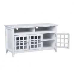 Taneka 48 in. White TV Stand Fits TV's Up To 58 in by Homy Casa 18 Taneka 48 in. White TV Stand Fits TV's Up To 58 in by Homy Casa -Homy Casa Shop white homy casa tv stands hd taneka tv stand white 4f 1000