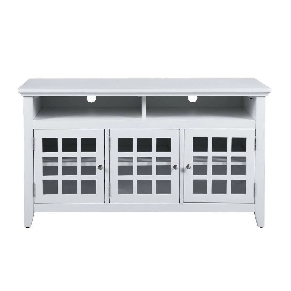 Taneka 48 in. White TV Stand Fits TV's Up To 58 in by Homy Casa 7 Taneka 48 in. White TV Stand Fits TV's Up To 58 in by Homy Casa - Image 5