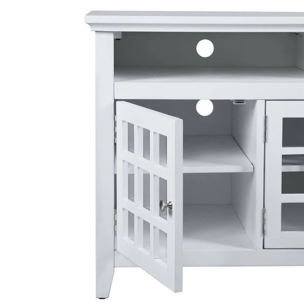 Taneka 48 in. White TV Stand Fits TV's Up To 58 in by Homy Casa 11 Taneka 48 in. White TV Stand Fits TV's Up To 58 in by Homy Casa - Image 9