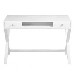 Parca 44.1 in. Rectangular White Wood 2-Drawer Writing Desk with Lifting Desktop by Homy Casa 19 Parca 44.1 in. Rectangular White Wood 2-Drawer Writing Desk with Lifting Desktop by Homy Casa -Homy Casa Shop white homy casa writing desks hd parca white c3 1000