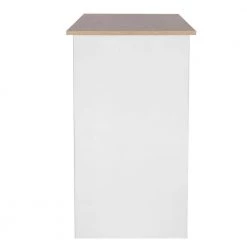 Tik 31.5 in. Rectangular Light Brown 1-Drawer Writing Desk by Homy Casa -Homy Casa Shop white homy casa writing desks hd tik fa 1000