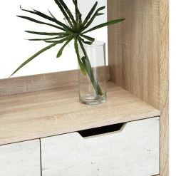 Mcgill Light Brown Storage Cabinet with 2-Drawers by Homy Casa 14 Mcgill Light Brown Storage Cabinet with 2-Drawers by Homy Casa -Homy Casa Shop wood homy casa accent cabinets mcgill 44 1000