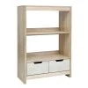 Mcgill Light Brown Storage Cabinet with 2-Drawers by Homy Casa -Homy Casa Shop wood homy casa accent cabinets mcgill 64 1000