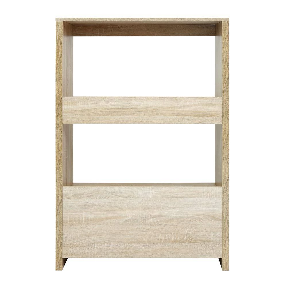 Mcgill Light Brown Storage Cabinet with 2-Drawers by Homy Casa 8 Mcgill Light Brown Storage Cabinet with 2-Drawers by Homy Casa - Image 6