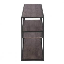 Open Back Bookcase 29.5 in. Brown Wood 4 -Shelf Ladder Storage Bookcase by Homy Casa -Homy Casa Shop wood homy casa bookcases bookshelves metacritic mdf hm 1f 1000