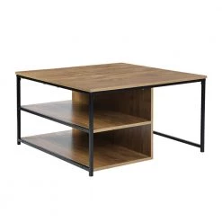 Ufuoma 31.5 in. Square Manufactured Wood Coffee Table by Homy Casa