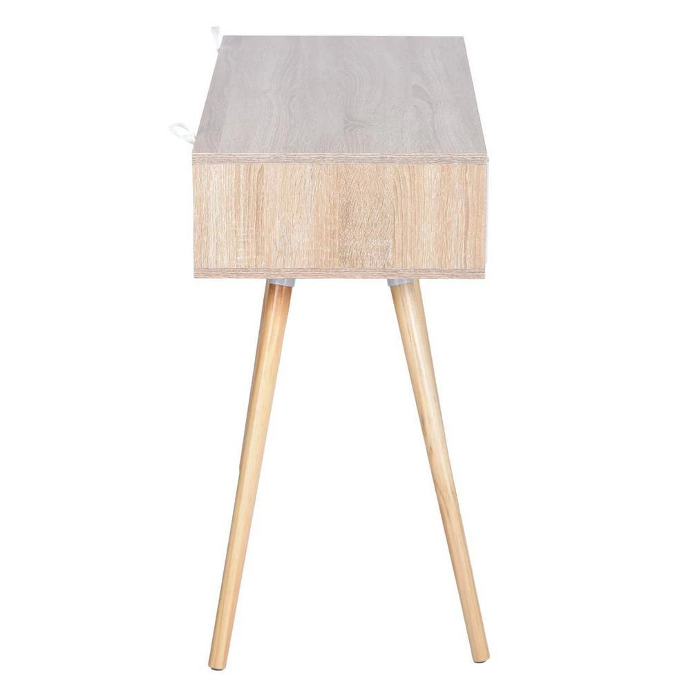 Ultron Oak 35.4 in. Computer Desk With Drawer by Homy Casa 8 Ultron Oak 35.4 in. Computer Desk With Drawer by Homy Casa - Image 6