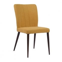 Upholstered Yellow Parsons Chair (Set of 2) by Homy Casa 16 Upholstered Yellow Parsons Chair (Set of 2) by Homy Casa -Homy Casa Shop yellow homy casa accent chairs aldred yellow 4f 1000