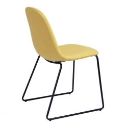 Suva Yellow Fabric Dining Chair (Set of 4) by Homy Casa -Homy Casa Shop yellow homy casa dining chairs suva yellow 4pcs 1f 1000