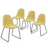 Suva Yellow Fabric Dining Chair (Set of 4) by Homy Casa 2 Suva Yellow Fabric Dining Chair (Set of 4) by Homy Casa -Homy Casa Shop yellow homy casa dining chairs suva yellow 4pcs 64 1000