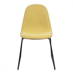 Suva Yellow Fabric Dining Chair (Set of 4) by Homy Casa -Homy Casa Shop yellow homy casa dining chairs suva yellow 4pcs c3 1000