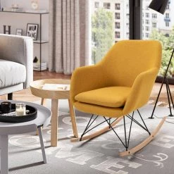 Homy Casa Shop -Homy Casa Shop yellow homy casa rockers gliders ottomans dottie yellow e1 1000