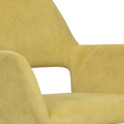 Computer Yellow Desk Chair Home Office Task Chair Upholstered Open Back Swivel Canary by Homy Casa -Homy Casa Shop yellow homy casa task chairs ross chrome canary 1f 1000