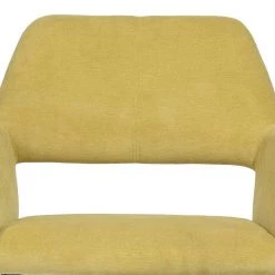 Computer Yellow Desk Chair Home Office Task Chair Upholstered Open Back Swivel Canary by Homy Casa -Homy Casa Shop yellow homy casa task chairs ross chrome canary 4f 1000